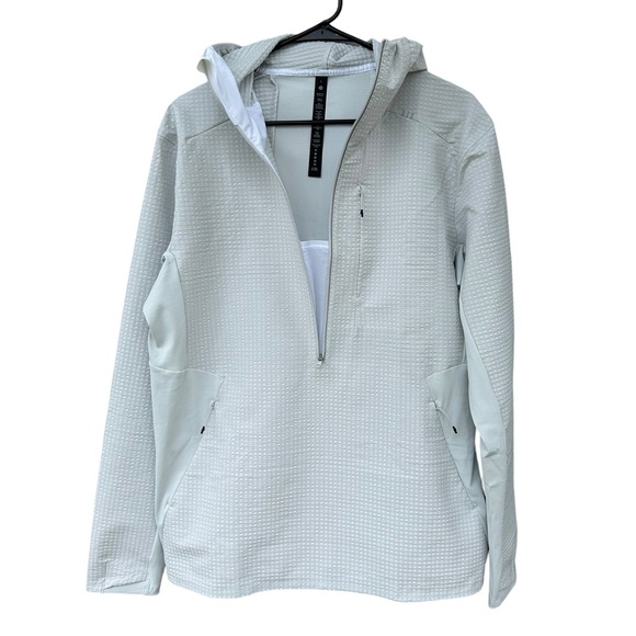 Lululemon Cold Terrain 3/4 Zip - White - Size Large - Picture 7 of 10